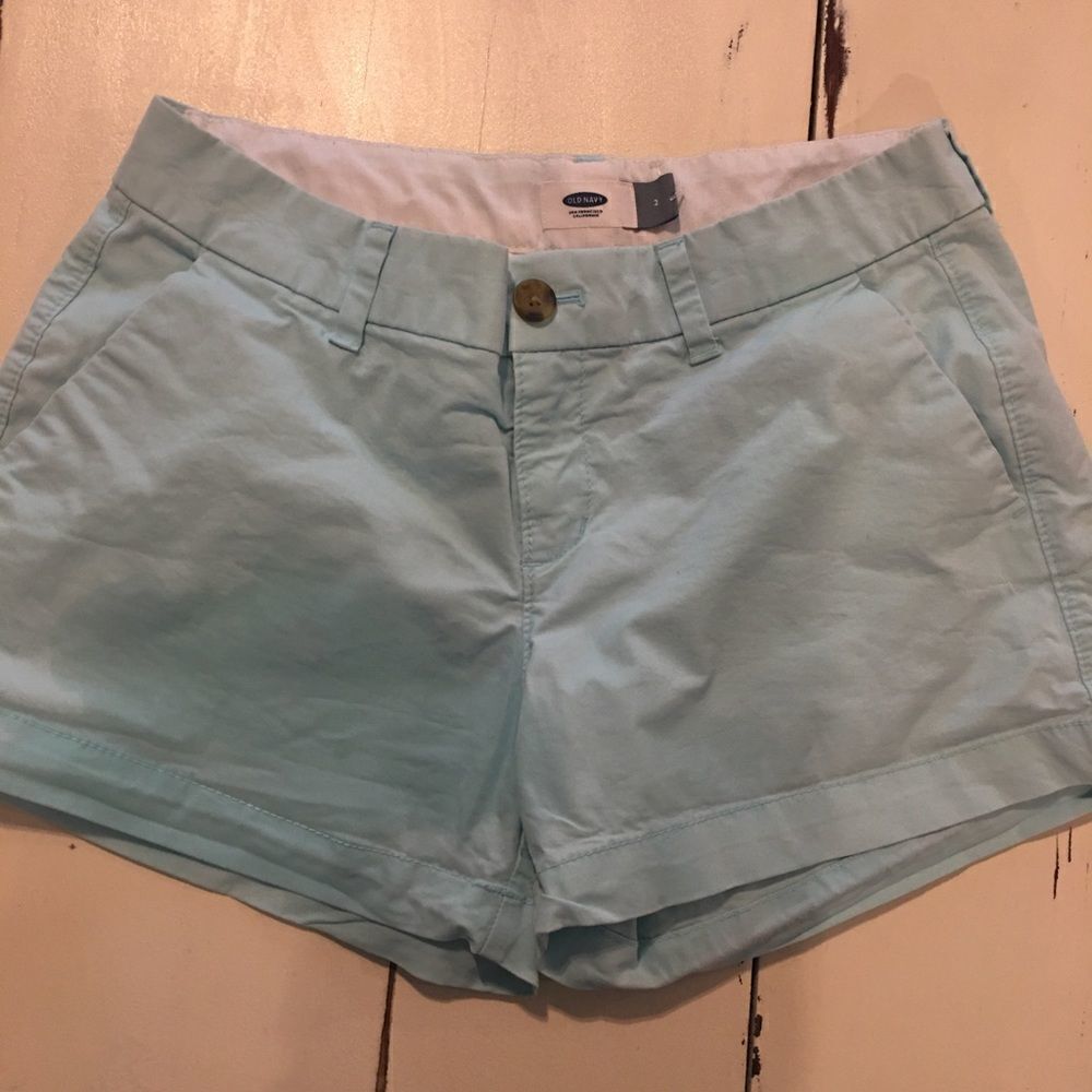 Old Navy size 2 turquoise blue shorts